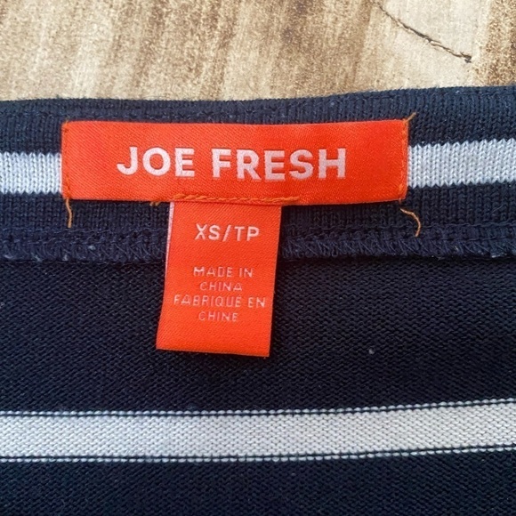 JOE Fresh Striped 3/4 Sleeve Top - Picture 7 of 8